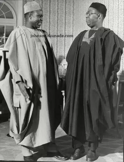 Chief Samuel Ladoke Akintola and Chief Obafemi Awolowo